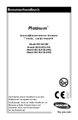 Preview for 92 page of Invacare Platinum IRC5LXAW User Manual