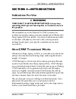 Preview for 15 page of Invacare Polaris EX CPAP with SoftX ISP3000 Operator'S Manual