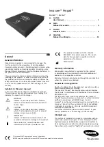 Preview for 1 page of Invacare Propad Revolve SI User Manual