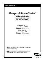 Предварительный просмотр 1 страницы Invacare Ranger II Basic Service Manual