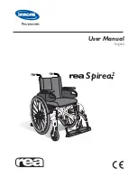 Preview for 1 page of Invacare rea Spirea 2 User Manual