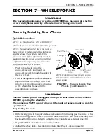 Preview for 59 page of Invacare Spree XT Owner'S Operator And Maintenance Manual