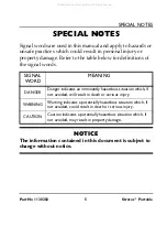 Preview for 5 page of Invacare Stratos IRC 1720 Operator'S Manual