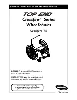 Invacare Top End Crossfire T6 Owner'S Operator And Maintenance Manual preview