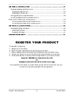 Preview for 6 page of Invacare Top End Crossfire T6 Owner'S Operator And Maintenance Manual