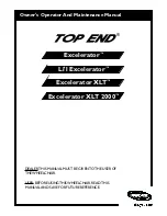 Invacare Top End Excelerator Owner'S Operator And Maintenance Manual preview