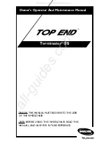 Invacare Top End Terminator SS Owner'S Operator And Maintenance Manual preview