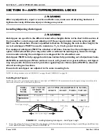 Preview for 34 page of Invacare TRACER EX2 Owner'S Operator And Maintenance Manual