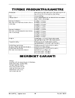 Preview for 44 page of Invacare XPO110 Assembly, Installation And Operating Instructions