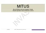 INVASK FBT MITUS 112 Manual preview