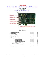 Preview for 1 page of Inventa Australia Pty Ltd VoverlaX User Manual