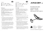 InVento AIRGLIDER 90 Owner'S Manual preview