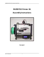 Inventor Cloud Invent3D Assembly Instructions Manual preview