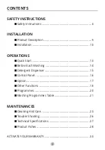 Preview for 3 page of INVENTOR GLX081432S User Manual