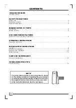 Preview for 3 page of INVENTOR MGHP-12 User Manual