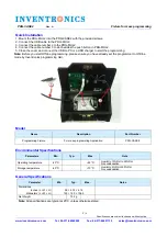 Предварительный просмотр 2 страницы Inventronics PRG-CASE2 Manual