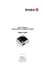 inveo NANO TEMP User Manual предпросмотр