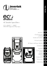 Предварительный просмотр 1 страницы Invertek Drives Eco Optidrive ODV-3-220043-1F12-SN User Manual