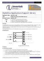 Invertek Drives Optidrive E2 Application Note предпросмотр