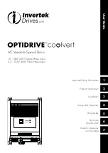 Preview for 1 page of Invertek CV-220070-1FHP User Manual