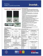 Предварительный просмотр 1 страницы Invertek SS-30C Installation And Operation Manual