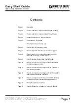 Preview for 2 page of Inverter Drive CFW-08 Easy Start Manual