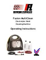 Preview for 1 page of Inverter Fusion Fusion MultiClean Operating Instructions