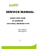 Preview for 1 page of Invest MSC-24/QD FP Service Manual