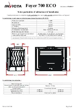 Предварительный просмотр 2 страницы Invicta 700 ECO Reference