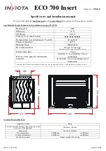 Preview for 10 page of Invicta ECO 700 Manual