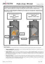 Preview for 7 page of Invicta IWAKI Specific User And Installation Manual