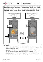 Preview for 16 page of Invicta IWAKI Specific User And Installation Manual