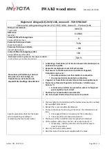 Preview for 19 page of Invicta IWAKI Specific User And Installation Manual