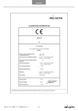 Preview for 10 page of Invicta LODI 10 Directions For Installation, Use And Maintenance