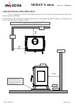 Preview for 10 page of Invicta SEDAN S Instructions For Installation And Use Manual