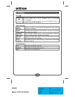 Preview for 39 page of Invion GPS-3V1 Instruction Manual