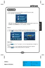 Preview for 32 page of Invion GPS-3V4 Instruction Manual