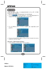 Preview for 33 page of Invion GPS-3V4 Instruction Manual