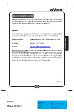 Preview for 38 page of Invion GPS-3V4 Instruction Manual