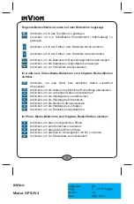 Preview for 48 page of Invion GPS-3V4 Instruction Manual