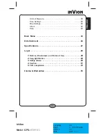 Preview for 4 page of Invion GPS-3V506-IUS Instruction Manual