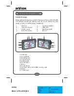 Preview for 5 page of Invion GPS-4V506-IUS Instruction Manual