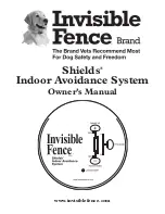 Preview for 1 page of INVISIBLE FENCE Outdoor Shields Avoidance System Owner'S Manual