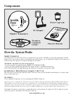 Preview for 3 page of INVISIBLE FENCE Outdoor Shields Avoidance System Owner'S Manual