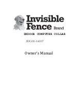 INVISIBLE FENCE RIG00-14107 Owner'S Manual preview