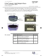 Invitrogen E-Gel Safe Imager Quick Reference предпросмотр