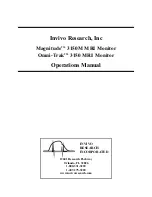 Preview for 3 page of Invivo Magnitude 3150M Operation Manual