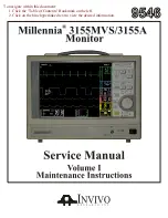 Preview for 1 page of Invivo Millennia 3155A Service Manual