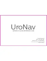 Invivo UroNav Quick Reference Manual preview