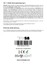 Предварительный просмотр 9 страницы involight A-000000-05908 Manual